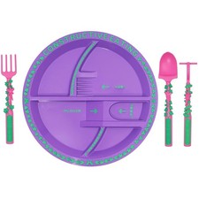 Kids Construction Plate and Utensils