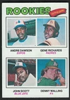 1977 TOPPS MONTREAL EXPOS ANDRE DAWSON ROOKIE CARD #473 NR-MINT CONDITION