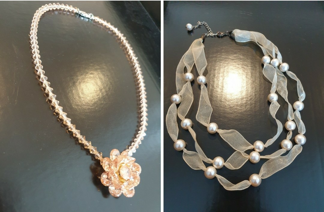 2 Beautiful Necklaces Choker