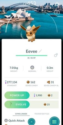  Pokémon Go Eevee Sydney Background  
