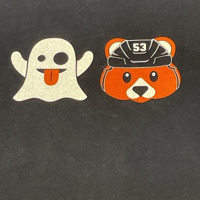 Philadelphia Flyers T Shirt Sz Large Ghost Bear Shayne Ghostbehere Inspired #53