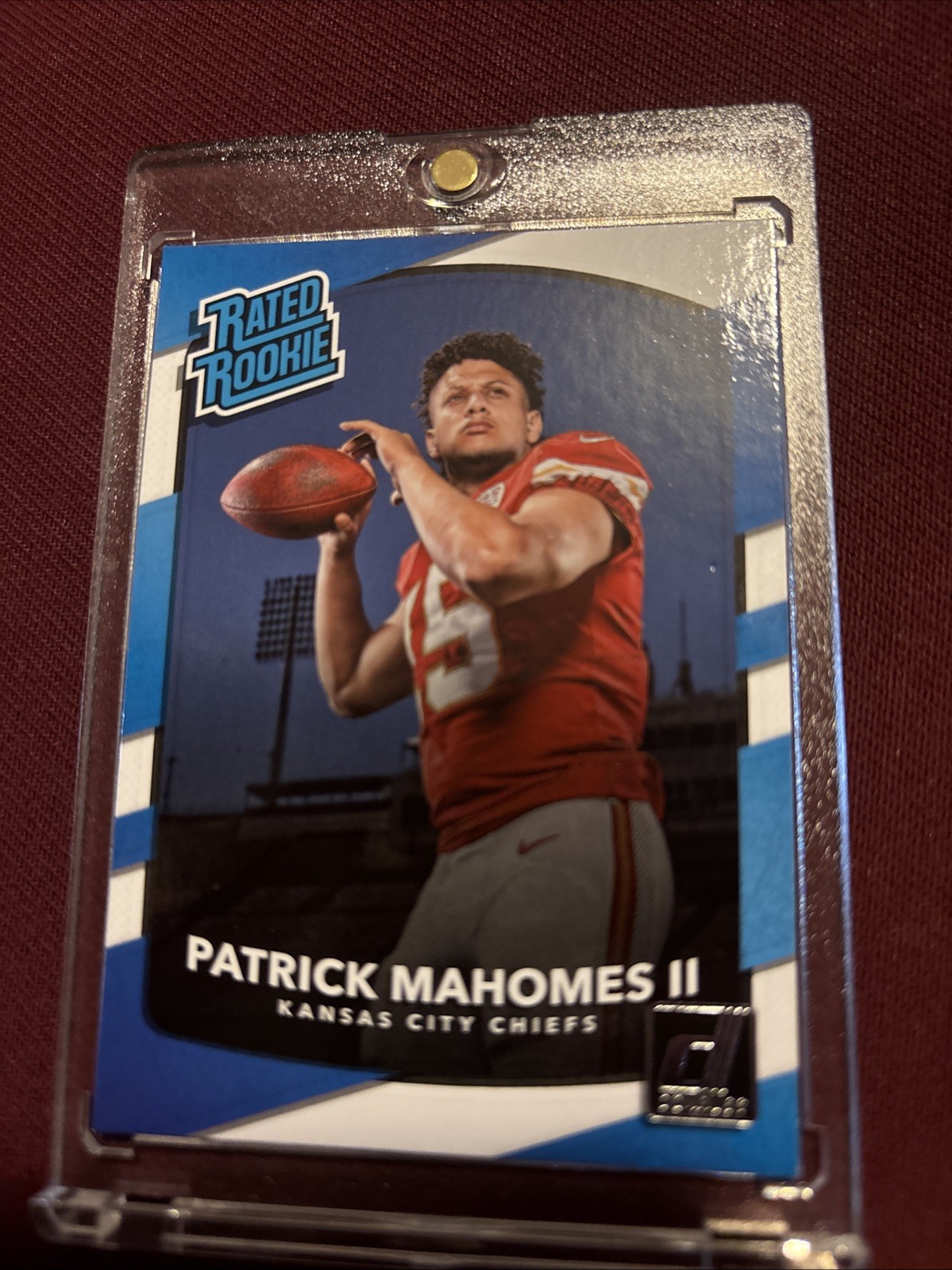 2017 Panini Donruss - Rated Rookie Patrick Mahomes II #327 (RC)