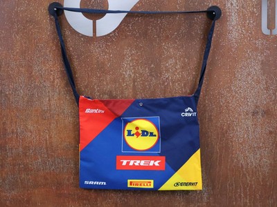 SANTINI LIDL-TREK MUSETTE FEEDBAG / VERPFLEGUNGSBEUTEL BLAU / ROT / GELB