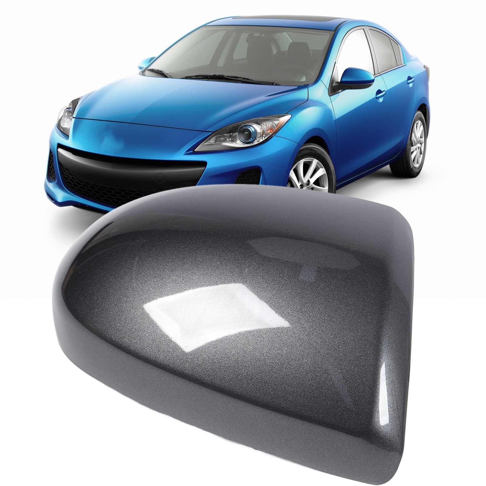 Right Side Rearview Mirror Cover Reliable Protection Impact Resistant Scratch