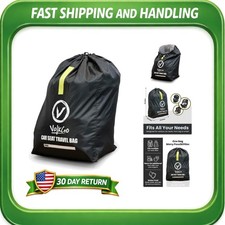 Water-Resistant Car Seat Travel Bag - Durable Gate Check Protector in Black