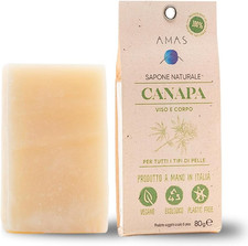 Sapone Solido Con Olio Di CANAPA -100% Naturale- Artigianale - Made in Italy - M