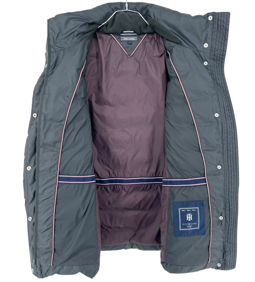 TOMMY HILFIGER Damen Bomber Daunenjacke Mantel Größe M - Bild 3 von 4