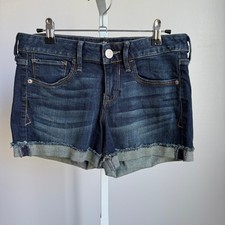 Express sz 4 blue denim shorts
