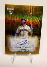 2025 Topps Stadium Club Chrome Tyler Locklear Gold Auto RC /50