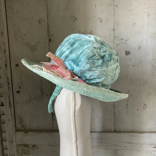 Chapeau Ancien Neuf Avec Étiquette Enfant Poupée - Imagen 8 de 19
