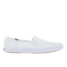 Keds Champion Canvas Slip On Womens White Sneakers Casual Shoes WF23240