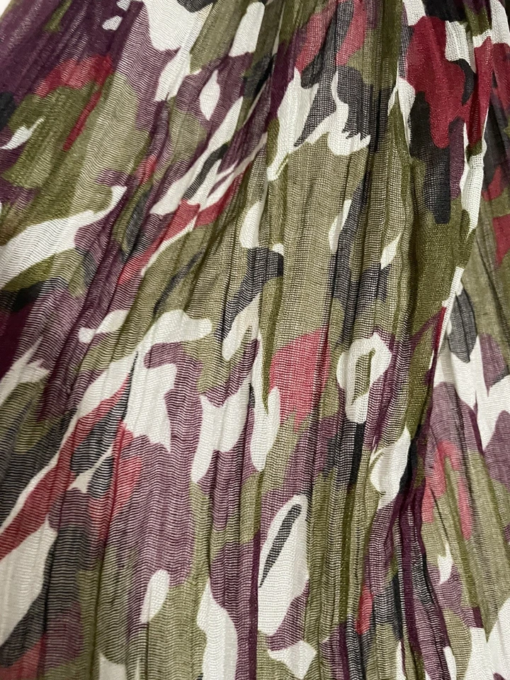 Camo Lane Bryant Infinity Scarf Green Multicolor Lightweight 839 - Image 2 of 3