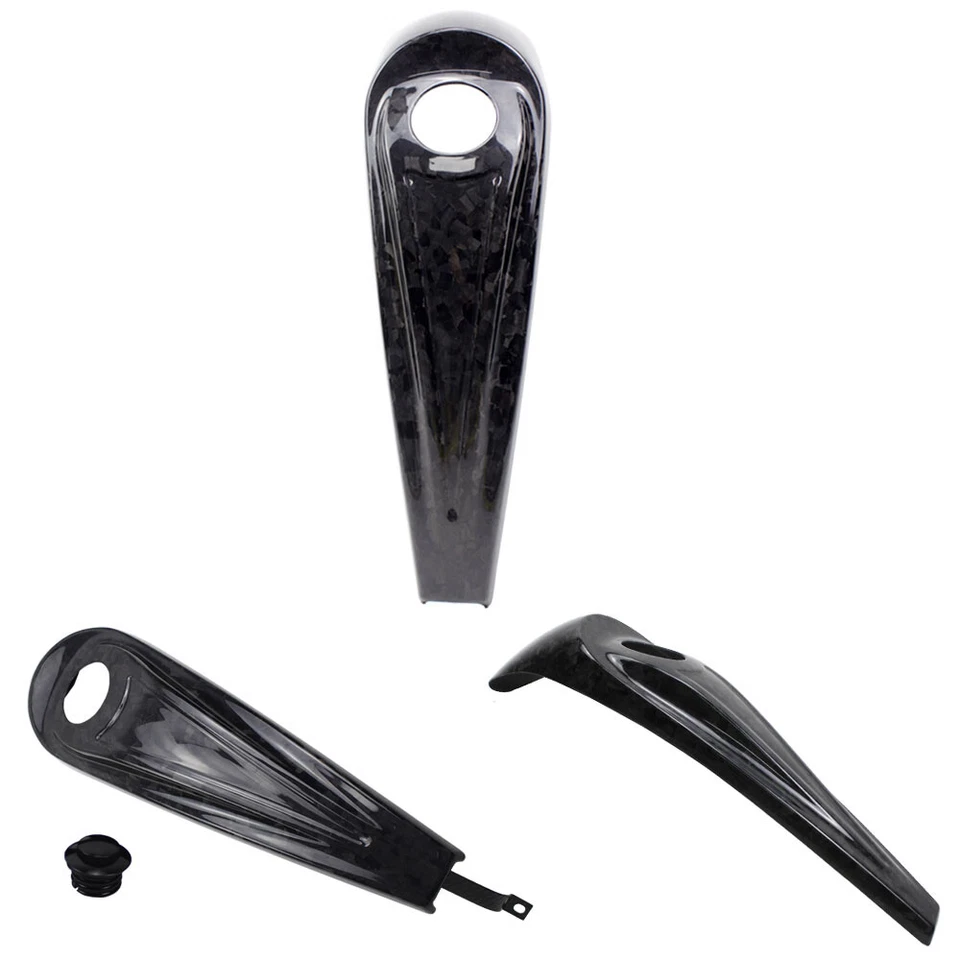 Carbon Fiber Dash Panel Console Cover for Harley Road Street Glide FLTRX FLHXS — 第 2/4 张图片