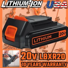 20V Replacement for Black Decker 20 Volt MAX Lithium LBXR20 LB20 LBX20 Battery