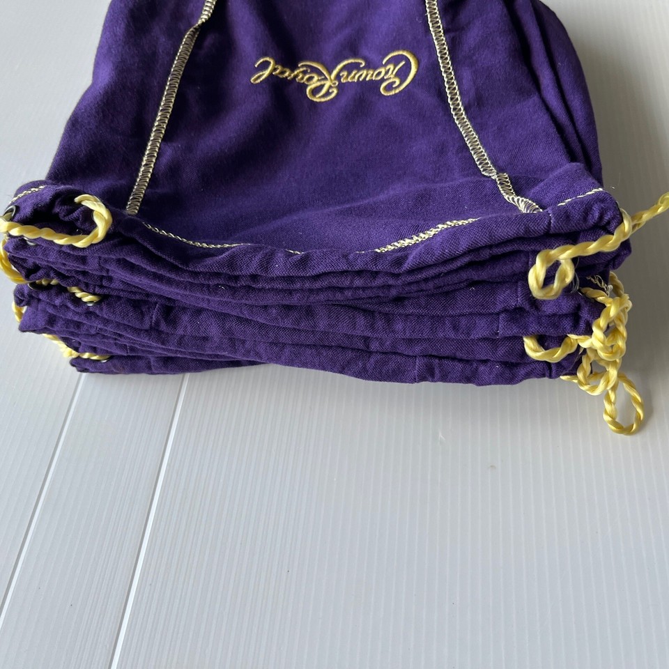 Crown Royal Purple Drawstring Bags Medium Size 9