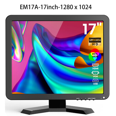 11.6/14/17inch Portable Computer Monitor,Speaker & Remote HDMI/VGA/AV/BNC Screen