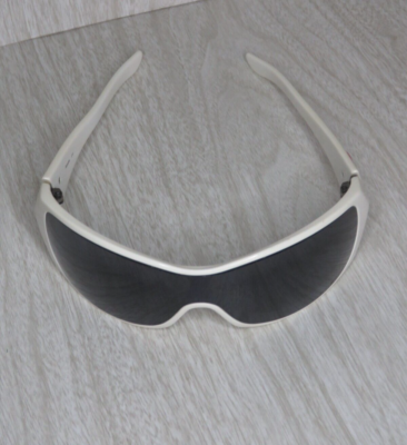 Rare Oakley Mens Riddle Ducati White Gray Iridium Lens Sunglasses