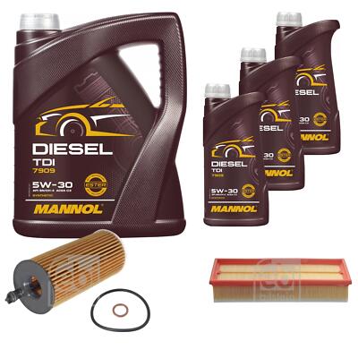 FEBI Inspektionspaket 8L MANNOL Diesel TDI 5W-30 für BMW X3 F25 xDrive20d