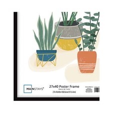 Mainstays 27x40 Basic Poster Frame, Black
