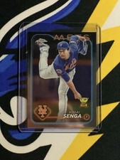 Kodai Senga 2024 Topps Chrome #31 Rookie Gold Cup Base Mets