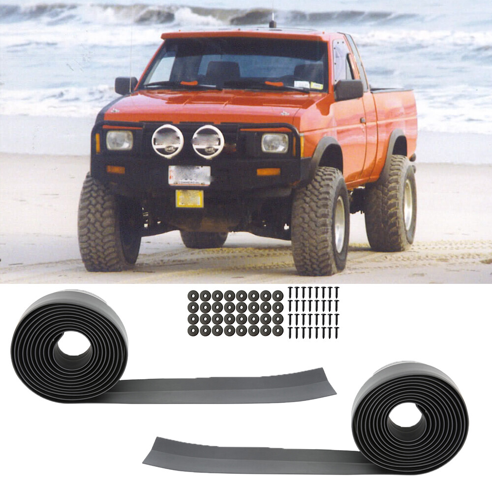 Flexible Fender Flares Wheel Arch Extra Wide Body PVC For Nissan