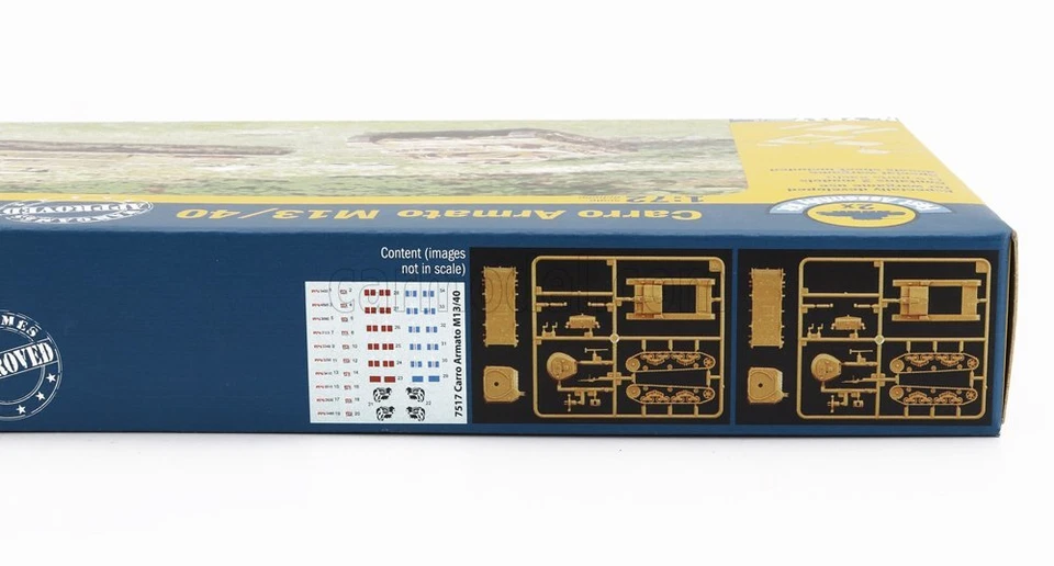 MODELLINO CARRO ARMATO STATICO ITALERI IVECO FIAT ANSALDO M13/40 1942 1/72 - Immagine 3 di 4