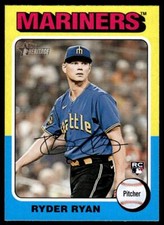 2024 Topps Heritage 326 Ryder Ryan Seattle Mariners RC Baseball Card