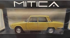 MYTHICAL MODELS 1:18 DIE CAST CAR ALFA ROMEO 2000 SEDAN 1971 YELLOW 200005D