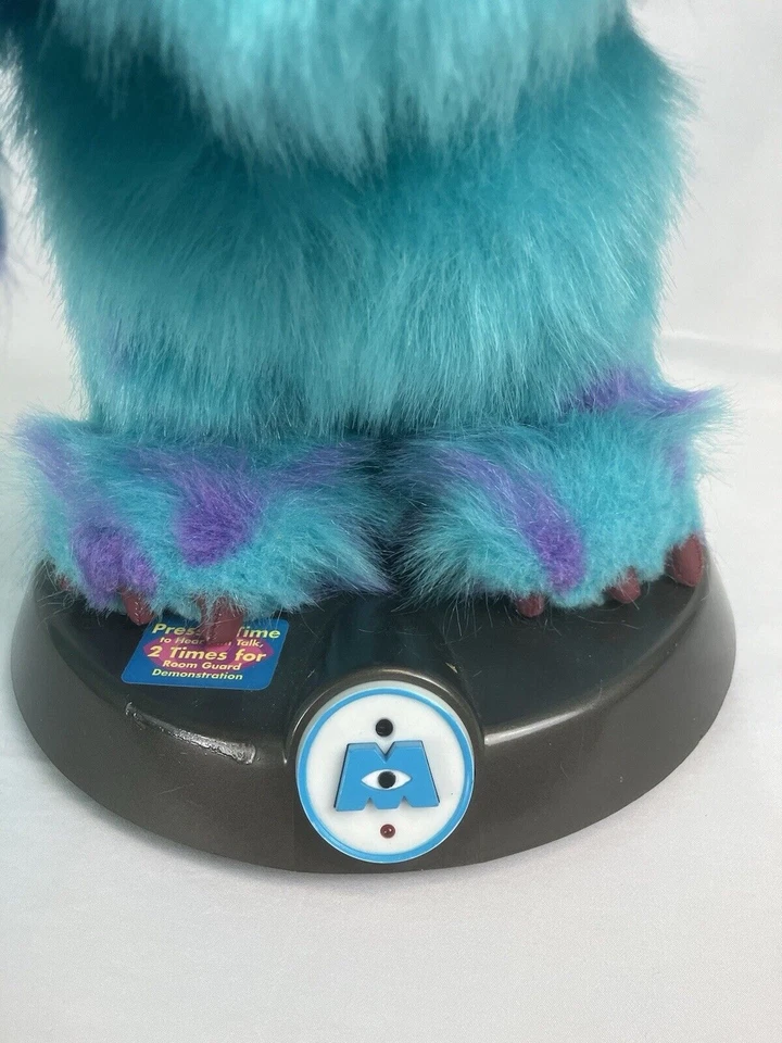 Disney Pixar Monsters Inc. Sully Animated 11" Talking Room Guard Tested Working - Изображение 3 из 4