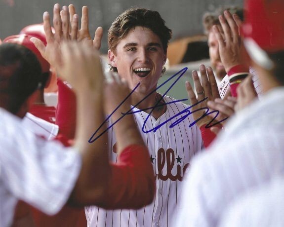 Aiden Miller Autographed Signed Philadelphia Phillies 8x10 AIDAN MILLER photo - w/COA 