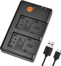 DSTE Dual USB Charger for Panasonic VW-VBL090...