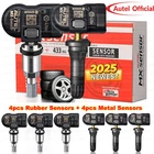 8Pack Autel TPMS MX-Sensors 315Mhz 433MHz Programmable Tire Pressure Sensors