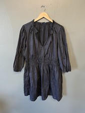 Gap Womens Black 3/4 Sleeve Shirt Dress Size XL Summer