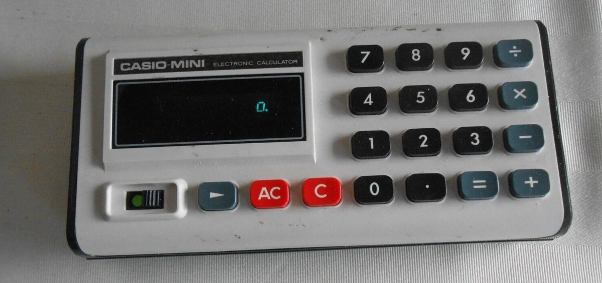 Casio top led calculator