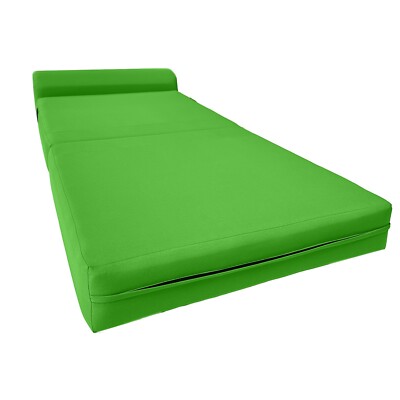 Lime Sleeper Chair Folding Foam Beds, Portable Guest Bed Studio 6 x 32 x 70