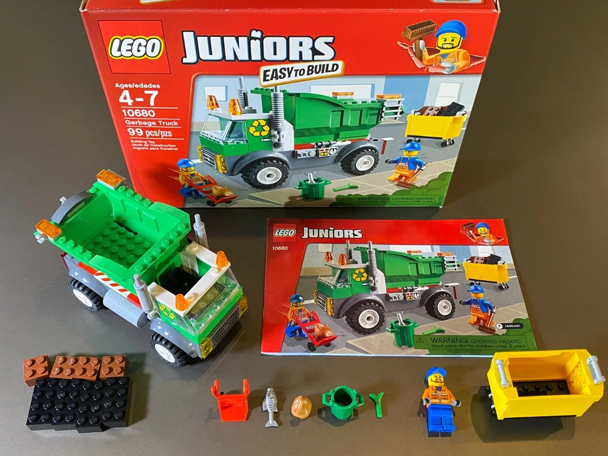 Lego juniors garbage truck sales