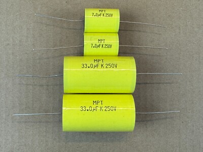 カーオーディオ TonkekeoBraim's Ultra Mini Capacitor Recap Kit for Advent 5002 Speaker Crossovers MPT Film Capacitors