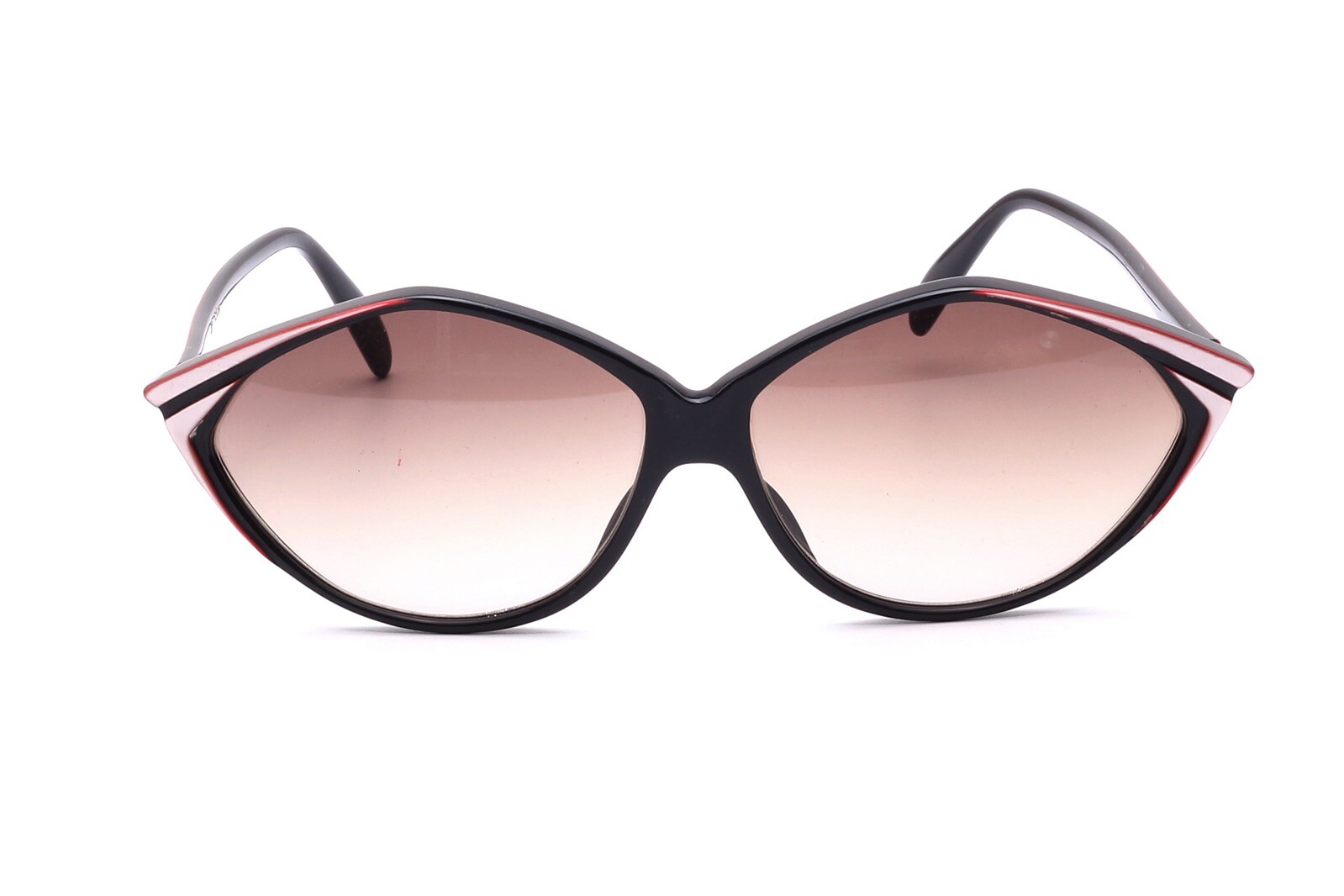 Зонненбрилле Дамен Ацетат PLAYGIRL 42 schwarz-rosa Scheiben braun verlauf F10