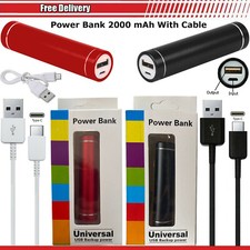 Image of Real 2000 mAh Power Bank Portable USB Charger For Samsung Galaxy S8 S9 S10+ Plus