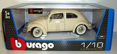 VW Volkswagen Kafer Beetle 1955 Burago 12029 1/18 Metal | eBay