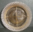Vintage Miss America Pink Depression Glass Divided 4 Part Candy Nut Relish Dish