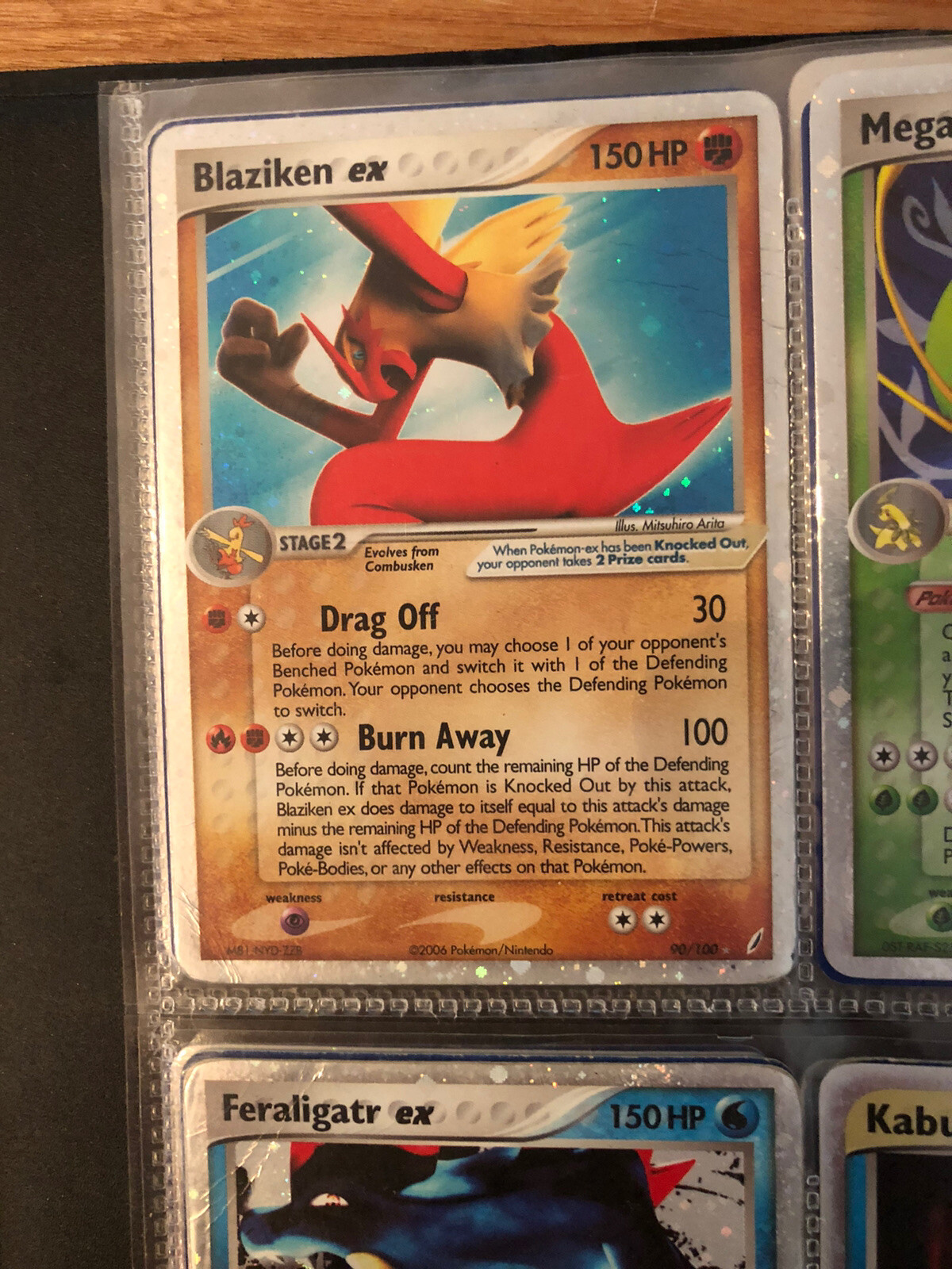 Pokémon Card- Blaziken EX 90/100 (EX Crystal Guardians, 2006) Rare Holo