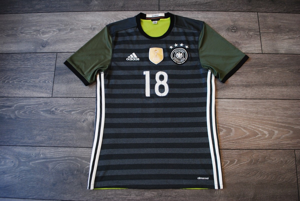 GERMANY 2016/17 EURO AWAY FOOTBALL SHIRT JERSEY MAGLIA ADIDAS TONI