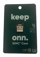 Keep Onn 16GB SDHC Card New