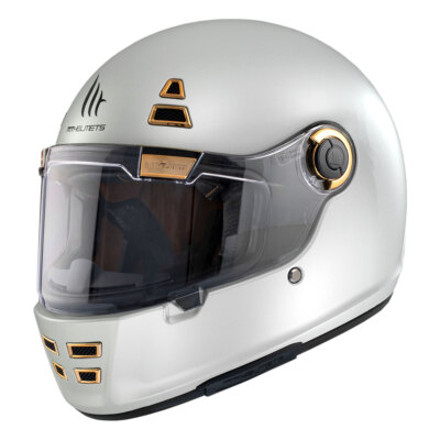 Integral Helm MT Helmets Jarama Solid A0 Weiß Glänzend