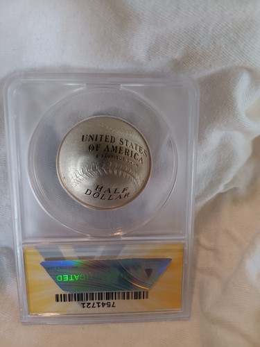 U.S. MINT 2014 S PROOF 70 DCAM BASEBALL HALL OF FAME HALF DOLLAR. NONE BETTER! - Picture 2 of 2