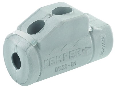 KEMPER Dämmschale universell Schrägsitz inkl. Verschlussclipse DN32 Isolierung
