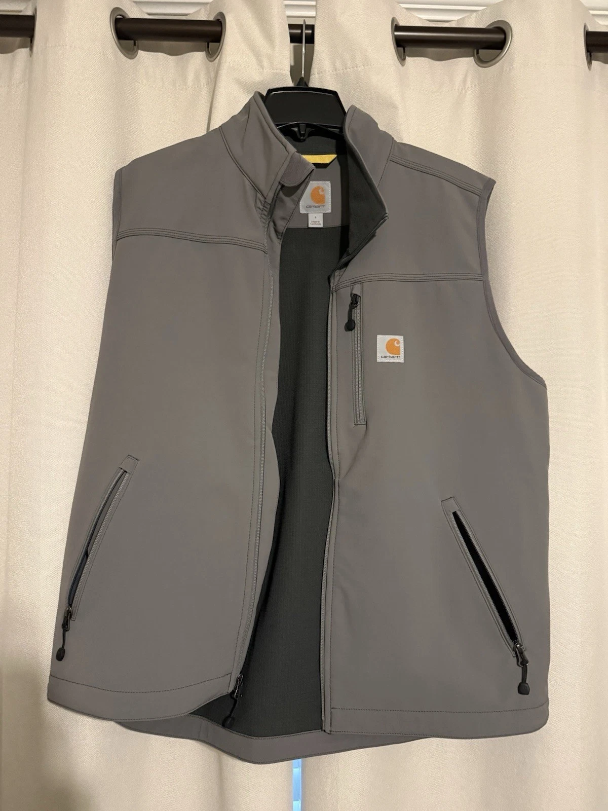 NWOT Carhartt Men's Large Vest-Waterproof Rain Defender