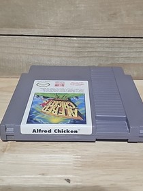 Alfred Chicken (Nintendo Entertainment System, 1994). Cartridge & NES Sleeve.