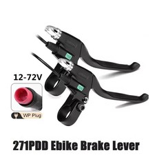 WuXing 271PDD 12V-72V Bike Power-off Brake Lever E-Scooter 2 Pin Waterproof Plug